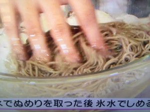 めざましテレビ 冷やしソバ