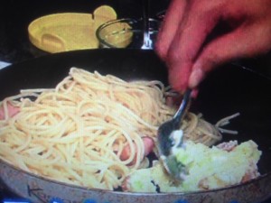 家事えもん レシピ 和風クリームパスタ