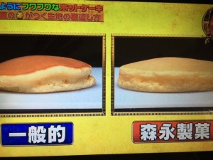 この差って何ですか?ホットケーキ