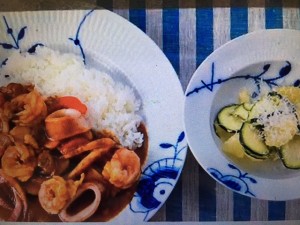 男子ごはん シーフードカレー