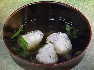 きょうの料理 いわしのつみれ汁