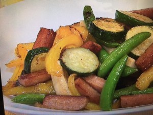 ランチョンミートと野菜の蒸し炒め