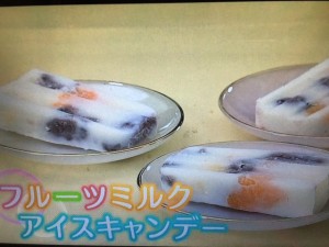 きょうの料理 フルーツアイスキャンデー