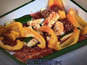 きょうの料理 夏野菜と豚の焼きカルビ風