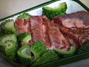 きょうの料理 ゴーヤーと豚バラの梅煮