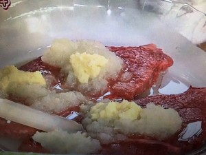 上沼恵美子のおしゃべりクッキング しょうが風味のシャリアピンステーキ