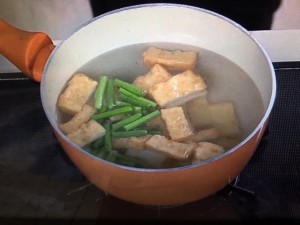 上沼恵美子のおしゃべりクッキング 厚揚げとニンニクの茎の炒めもの