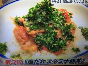 男子ごはん 塩だれスタミナ豚丼