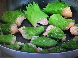 あさイチ レシピ 鶏ささ身の青じそ焼き