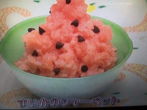 きょうの料理ビギナーズ すいかのシャーベット