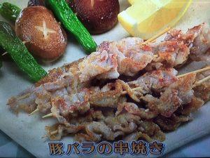 きょうの料理ビギナーズ 豚バラの串焼き