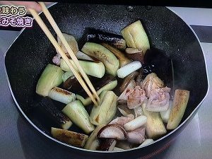 上沼恵美子のおしゃべりクッキング ナスのごまみそ焼き 画像