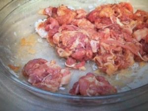 3分クッキング レシピ 豚肉と里芋の竜田焼き