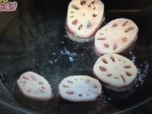 上沼恵美子のおしゃべりクッキング レンコンのはさみ揚げ