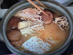 上沼恵美子のおしゃべりクッキング レシピ きのこのうどん鍋