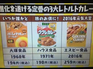 マツコの知らない世界 レトルトカレー