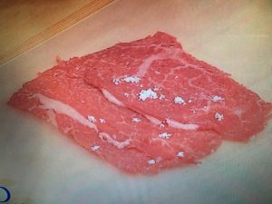 3分クッキング 生麩の牛肉巻き