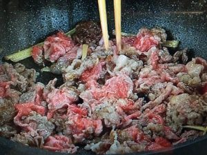 あさイチ 牛肉のカレー炒め