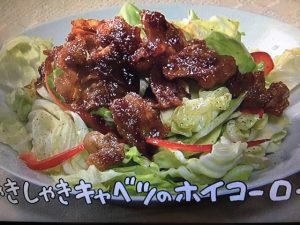 きょうの料理 ホイコーロー風