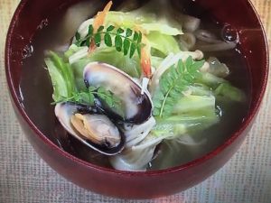 上沼恵美子のおしゃべりクッキング あさりとキャベツのうま煮