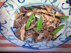 上沼恵美子のおしゃべりクッキング 牛肉と舞茸の黒こしょう炒め