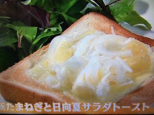 新たまねぎと日向夏のサラダ