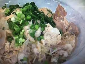 あさイチ 豚バラとくずし豆腐のしょうが炒め