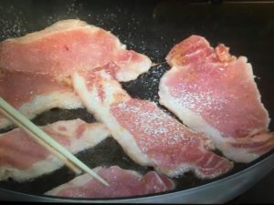 3分クッキング 豚肉のしょうが焼き