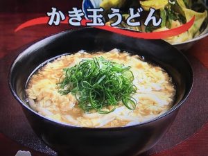 3分クッキング かき玉うどん