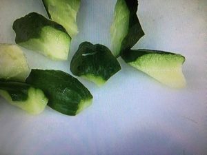 あさイチ わかめと夏野菜のサラダ