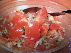 きょうの料理 角切りトマトのサラダ