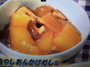 男子ごはん 冬瓜の冷やしあんかけめし