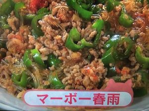 きょうの料理ビギナーズ マーボー春雨