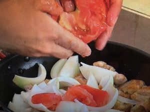 きょうの料理 鶏肉とトマトのオイスターカレー炒め