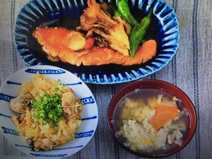 男子ごはん カキの炊き込みご飯