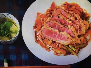 男子ごはん デミグラスビフカツ丼