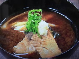 きょうの料理 ぶりの赤だし