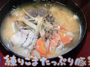 きょうの料理 練りごまたっぷり豚汁