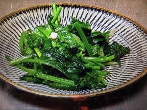 きょうの料理 ほうれんそう炒め