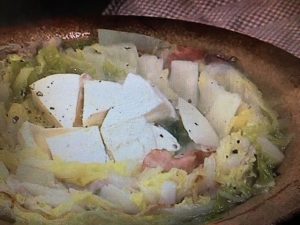 きょうの料理 白菜と豚肉のチーズ鍋