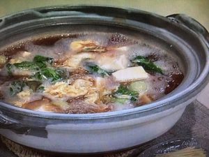 きょうの料理 帆立てのトロトロ湯豆腐