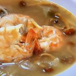 スッキリ 美腸スープ atsushi エビときのこの黒酢スープ レシピ 画像