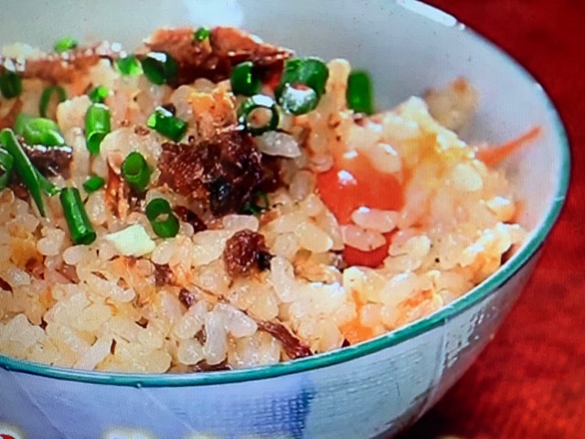 イワシ缶 レシピ いわしとトマトの炊き込みご飯 画像