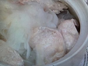 鶏むね肉の小鍋 レシピ 画像