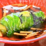 冷凍餃子 アレンジ ロールレタス レシピ 画像